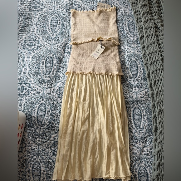 Zara Ivory Knit Maxi Skirt - Picture 5 of 8